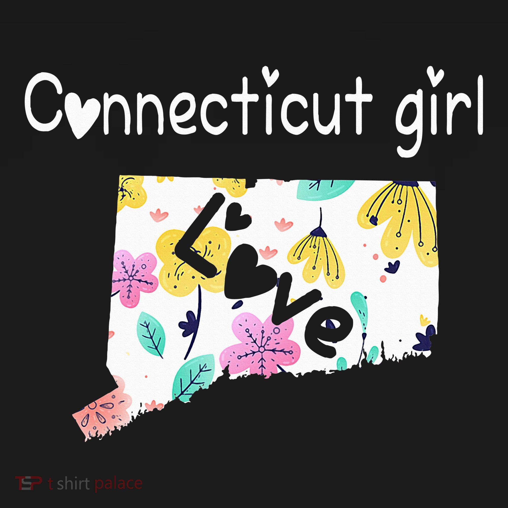 Connecticut Girl I Love Connecticut Home Women's Hoodie