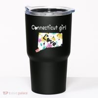 Connecticut Girl I Love Connecticut Home Tumbler thumb 0