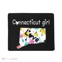 Connecticut Girl I Love Connecticut Home Mousepad thumb 0
