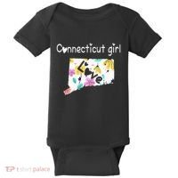 Connecticut Girl I Love Connecticut Home Baby Bodysuit thumb 0