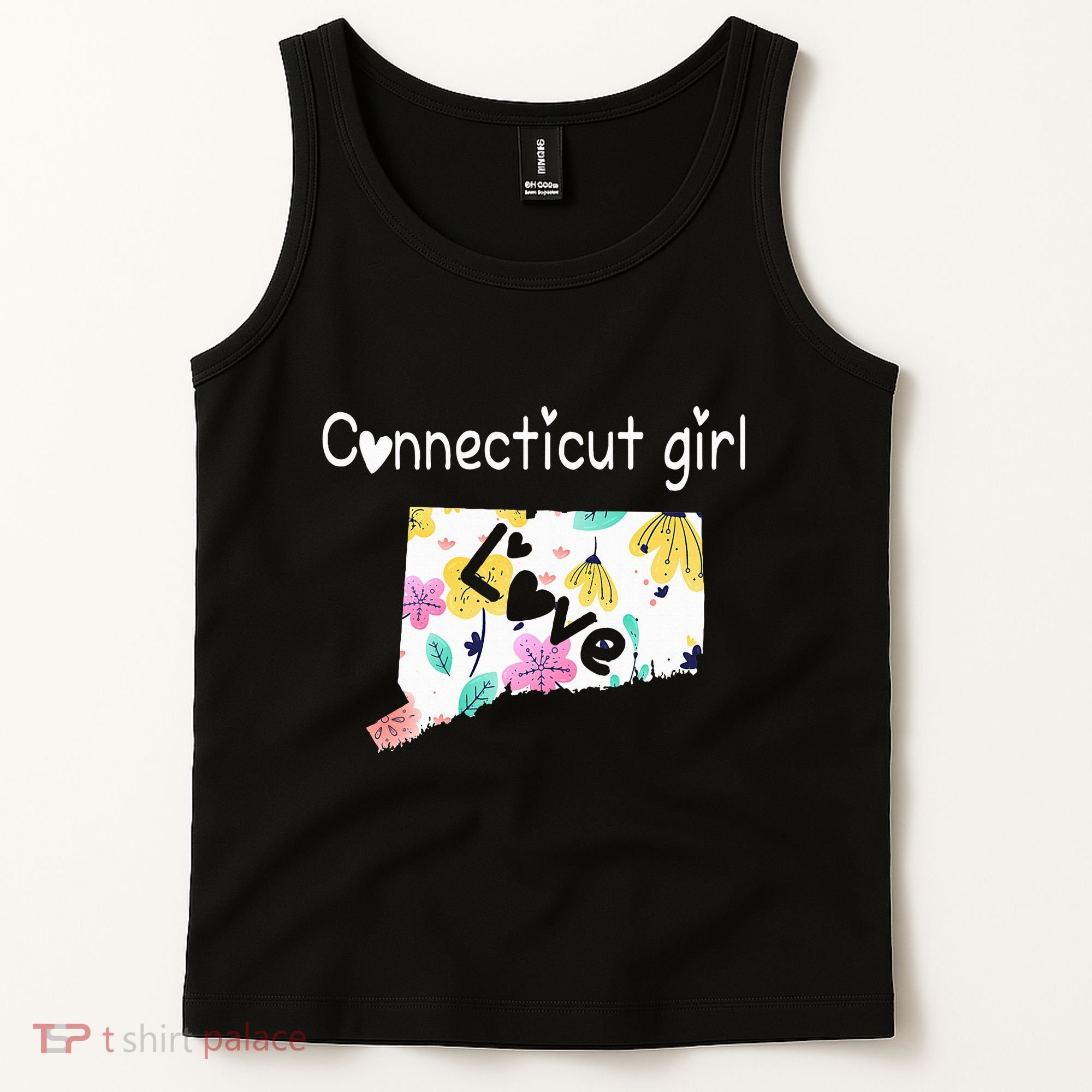 Connecticut Girl I Love Connecticut Home Tank Top
