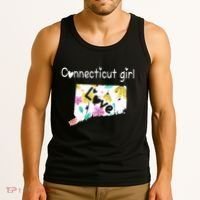 Connecticut Girl I Love Connecticut Home Tank Top thumb 3