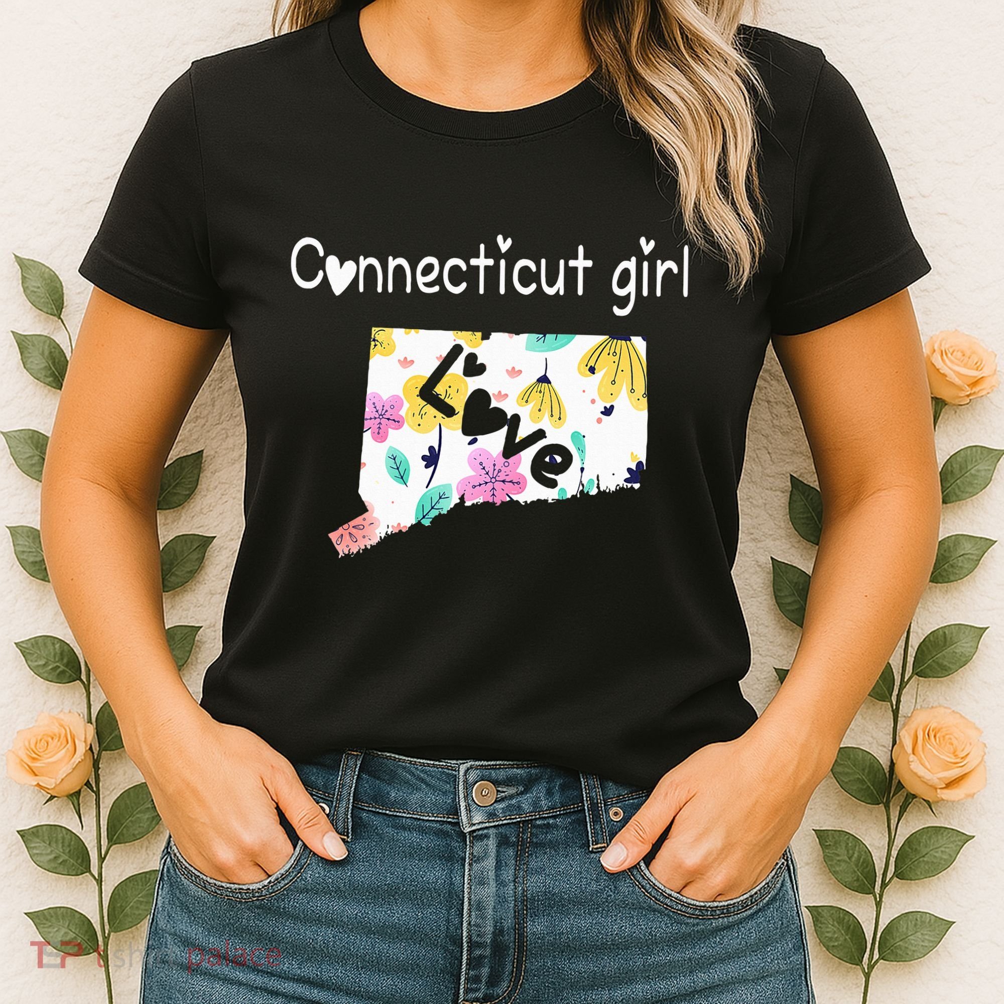 Connecticut Girl I Love Connecticut Home Women's T-Shirt