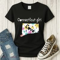 Connecticut Girl I Love Connecticut Home Women's T-Shirt thumb 3