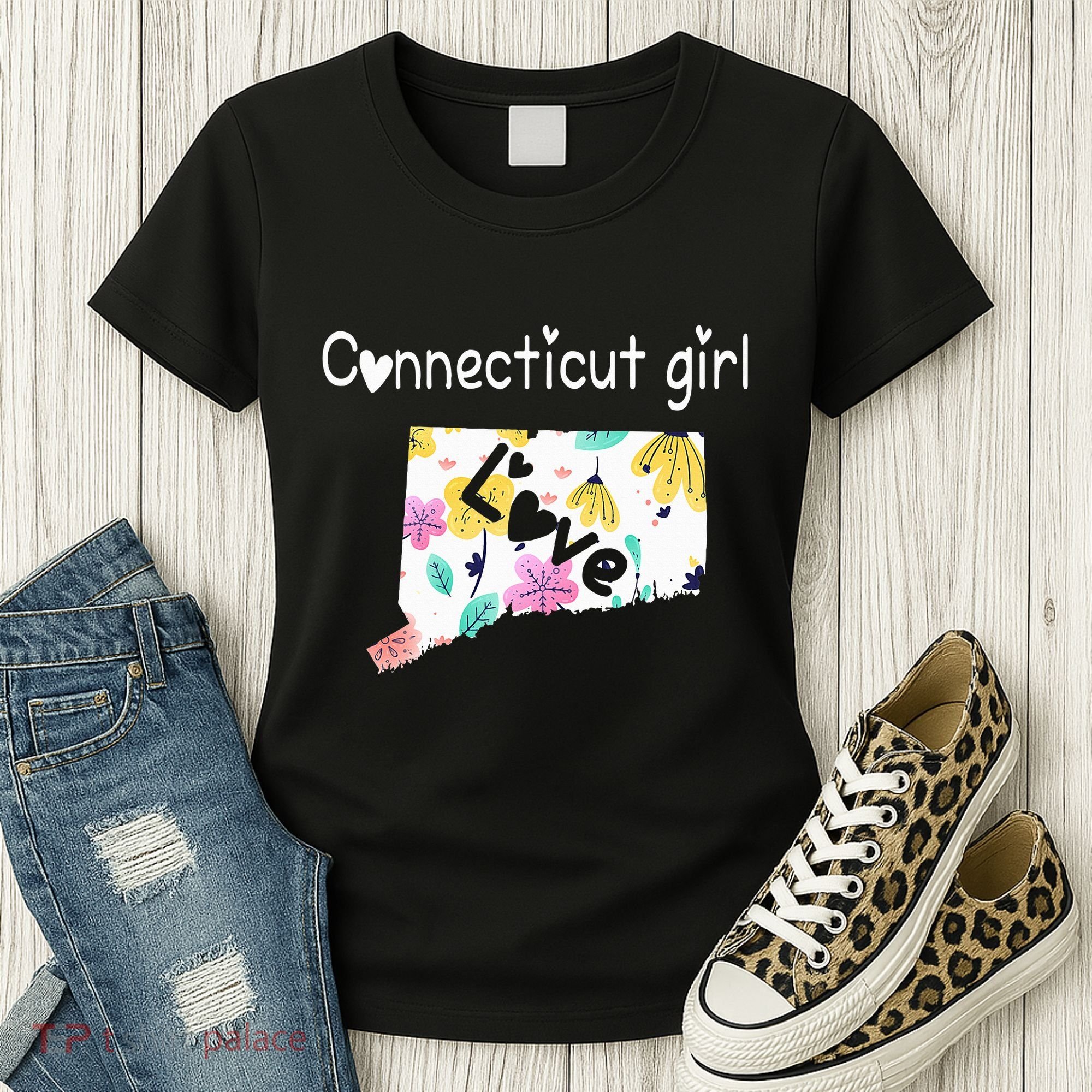 Connecticut Girl I Love Connecticut Home Women's T-Shirt
