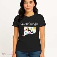 Connecticut Girl I Love Connecticut Home Women's T-Shirt thumb 4