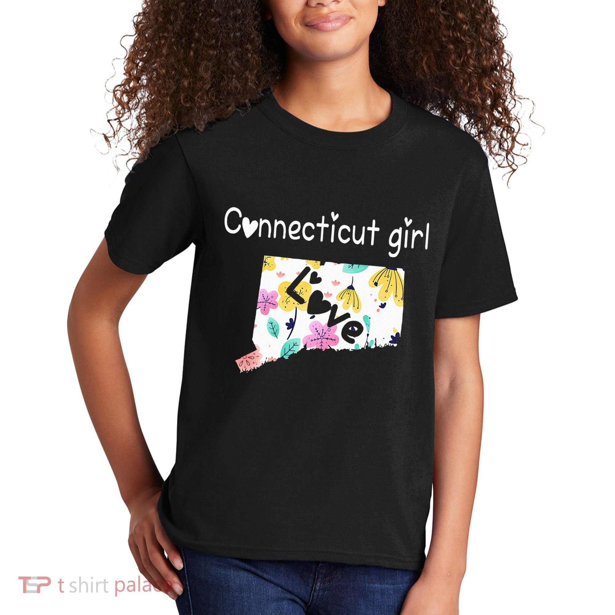 Connecticut Girl I Love Connecticut Home Kids T-Shirt
