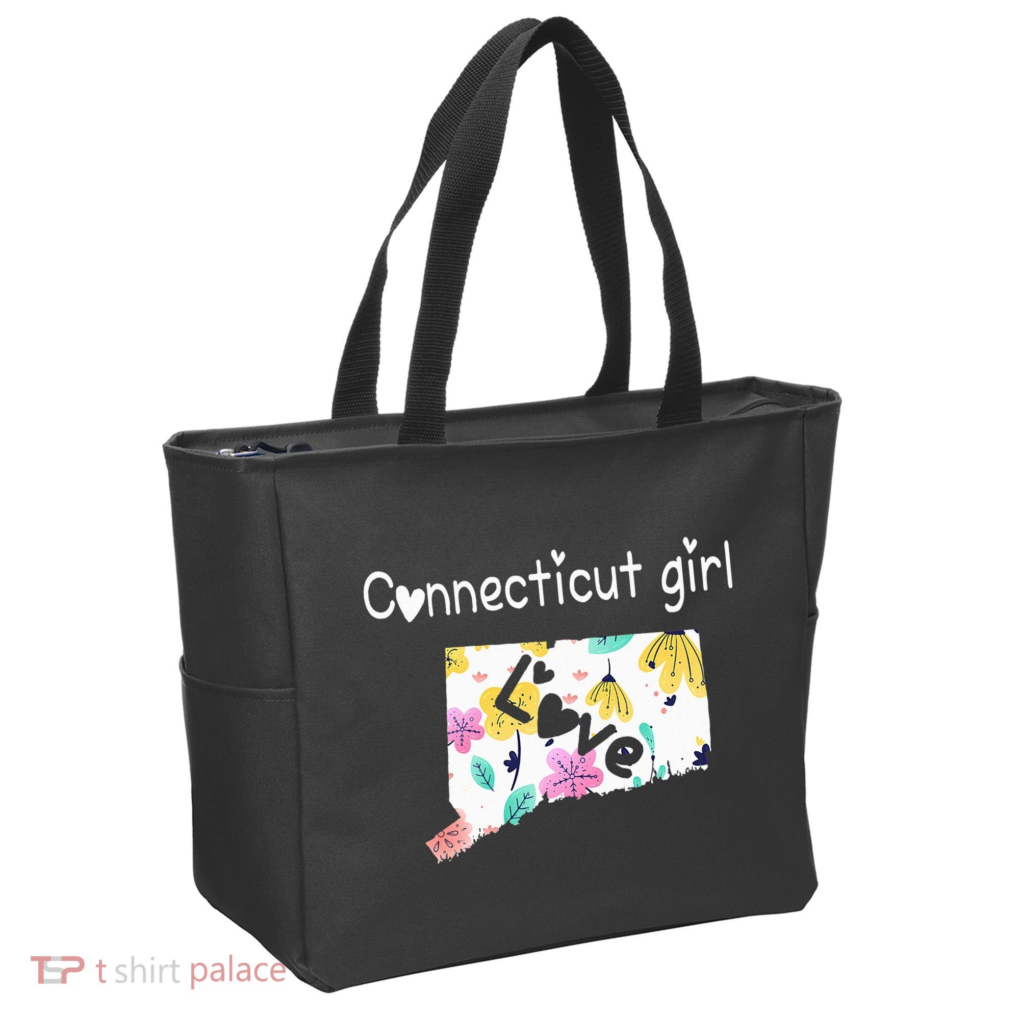 Connecticut Girl I Love Connecticut Home Tote Bag