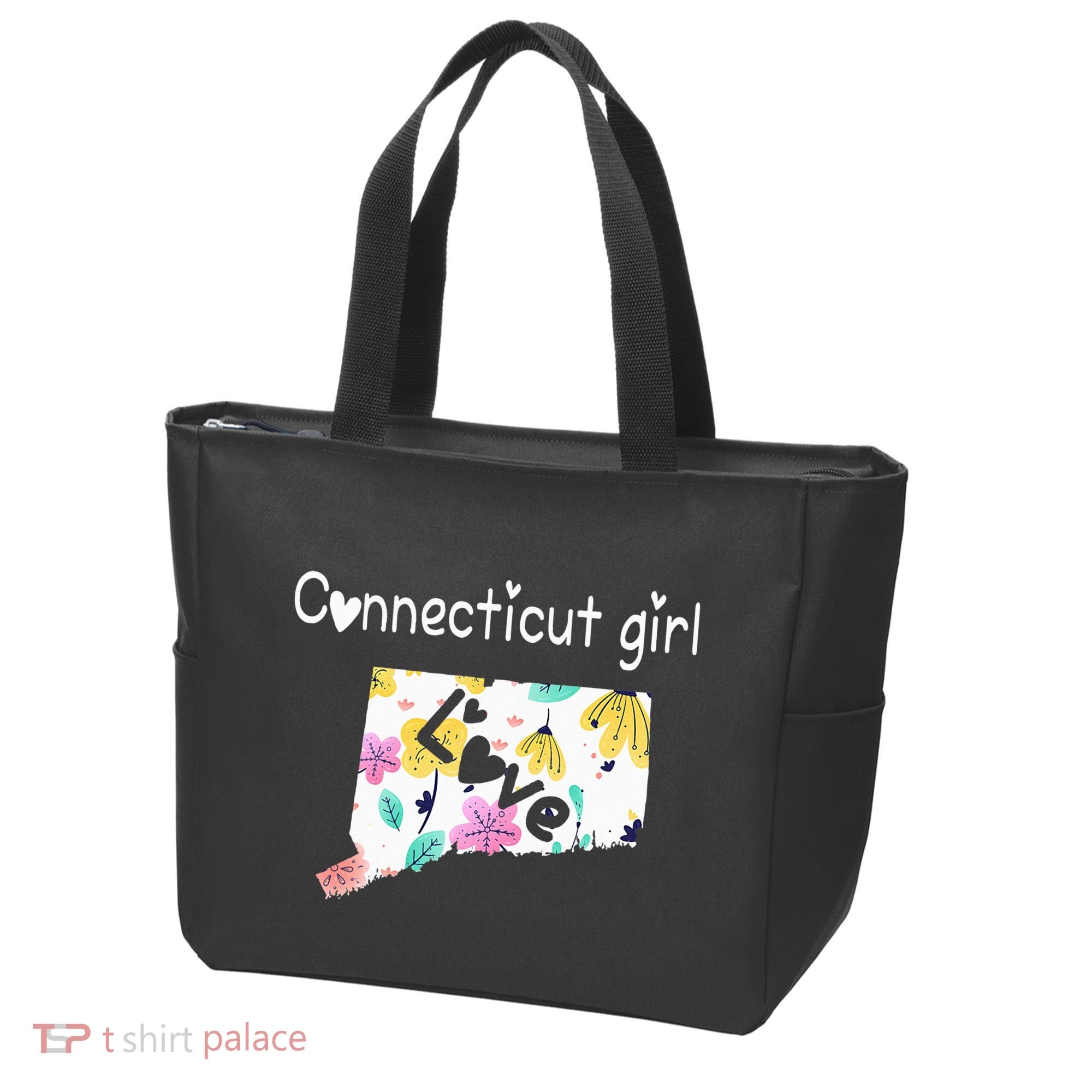 Connecticut Girl I Love Connecticut Home Tote Bag