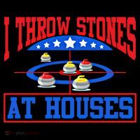 Curling Game I Throw Stones At Houses Curler Curling Great Gift Coffee Mug thumb 5