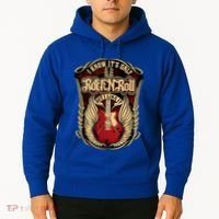 Classic Guitar I Know ItS Only Rock And Roll Crest Cute Gift Hoodie thumb 2