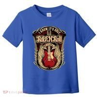 Classic Guitar I Know ItS Only Rock And Roll Crest Cute Gift Toddler T-Shirt thumb 0