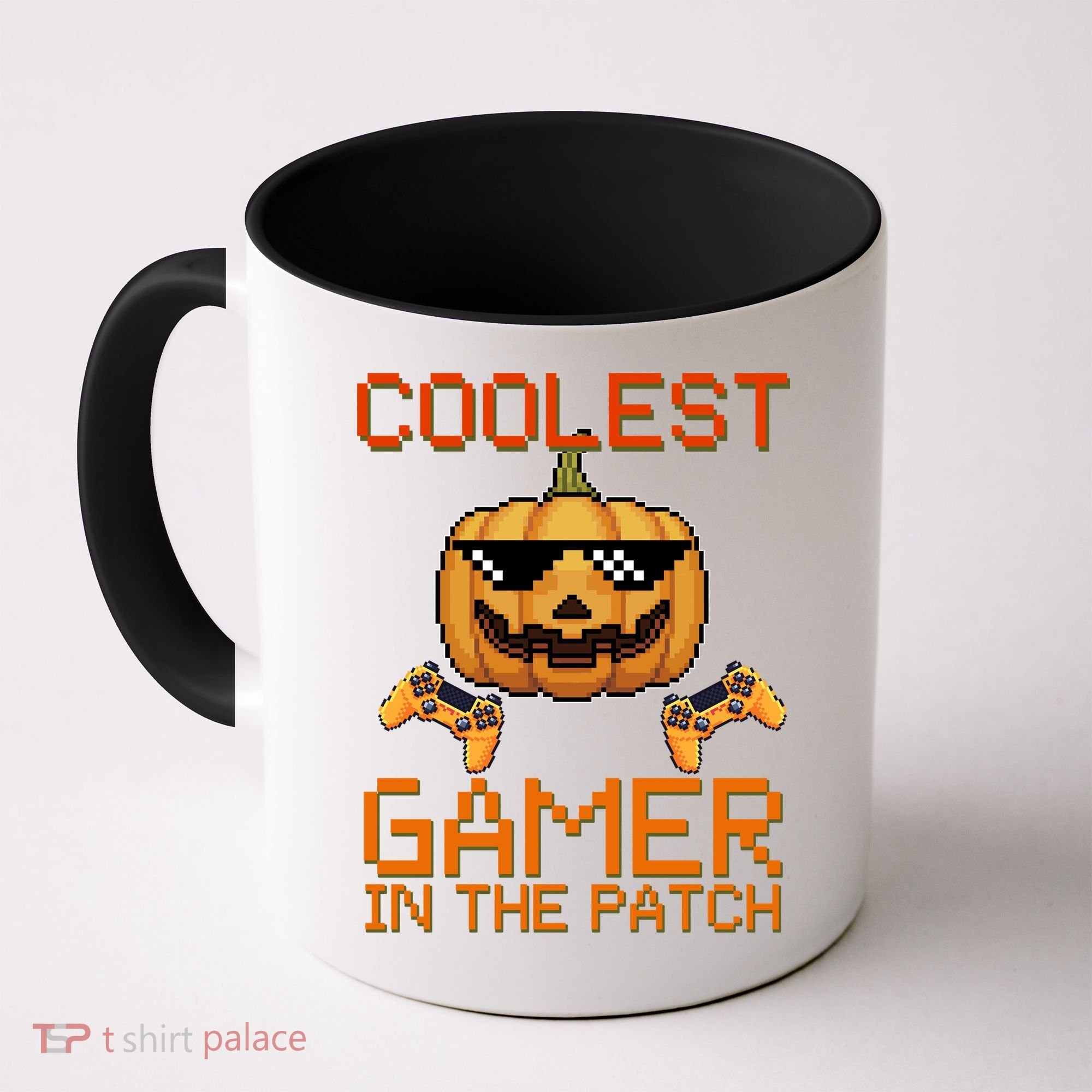 Coolest Gamer In The Patch Pumpkin Halloween Coffee Mug