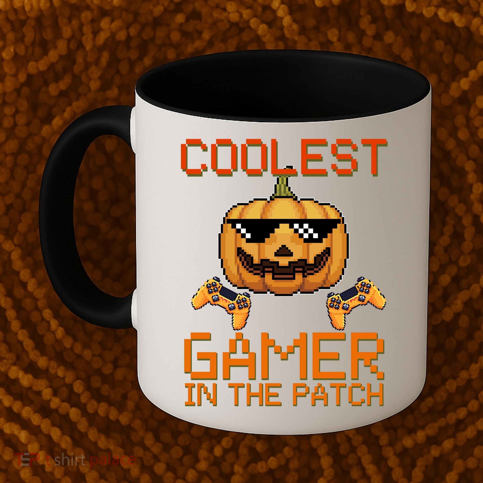 Coolest Gamer In The Patch Pumpkin Halloween Coffee Mug