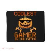 Coolest Gamer In The Patch Pumpkin Halloween Mousepad thumb 0