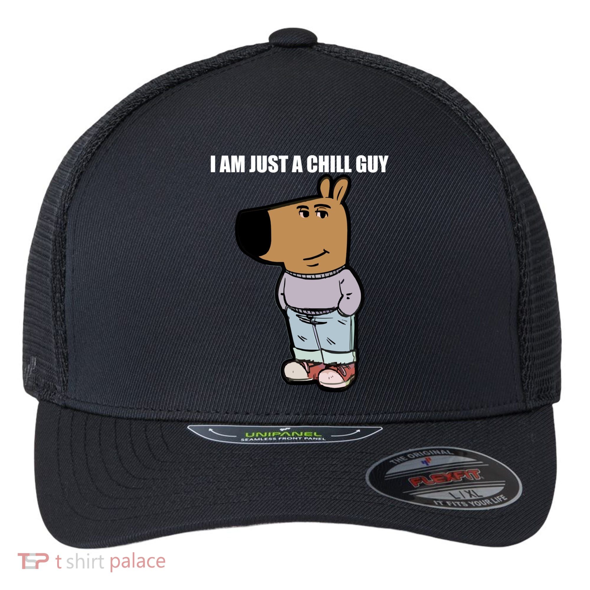 Chill Guy Flexfit Unipanel Trucker Cap