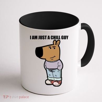 Chill Guy Coffee Mug back