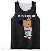 Chill Guy Mesh Reversible Basketball Jersey Tank thumb 0