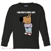 Chill Guy Toddler Long Sleeve Shirt thumb 0