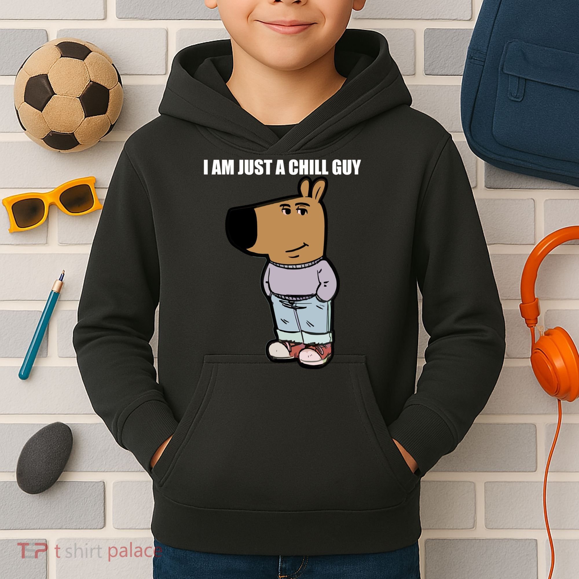 Chill Guy Kids Hoodie