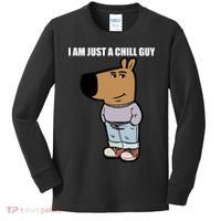 Chill Guy Kids Long Sleeve Shirt thumb 0