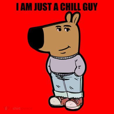 Chill Guy Santa Hat