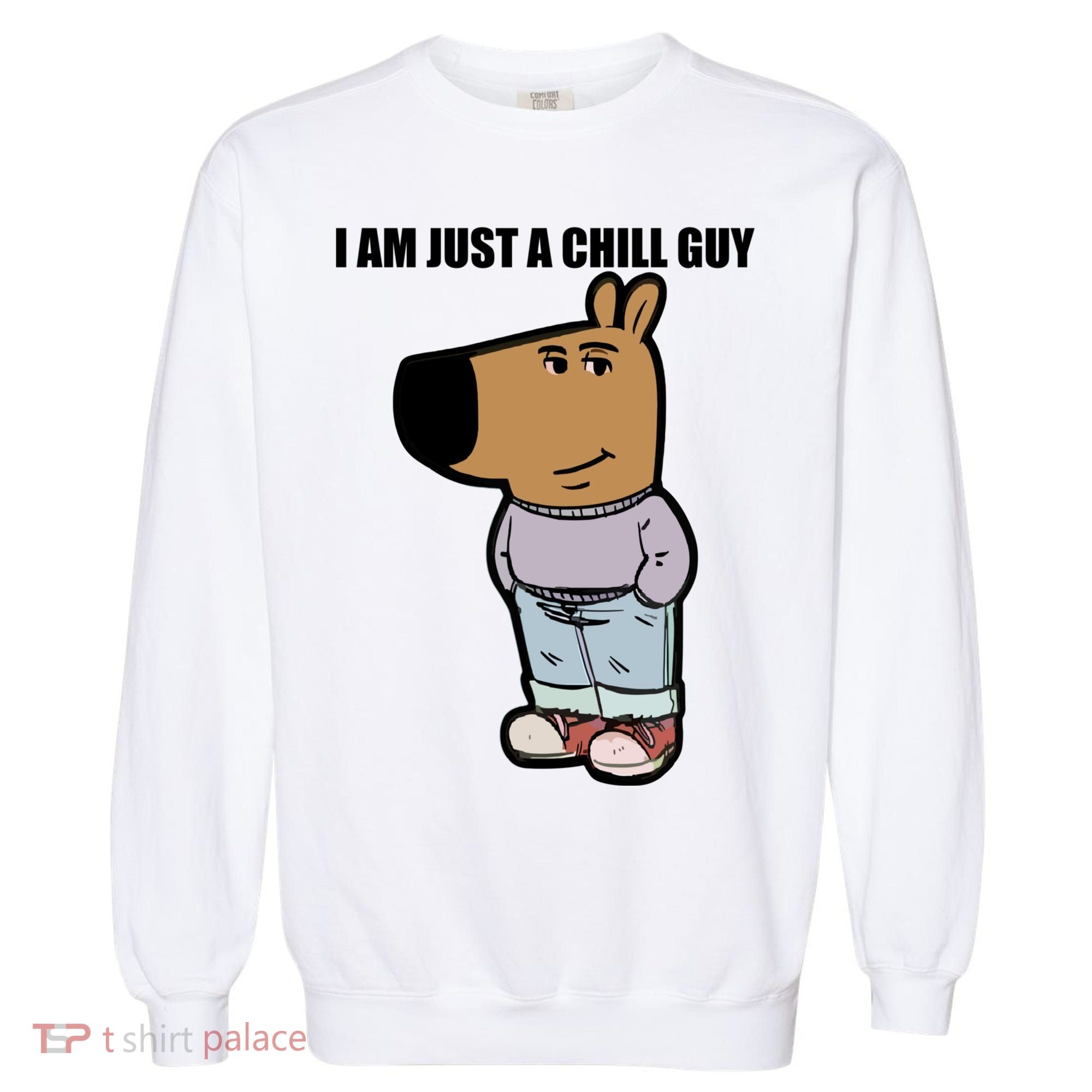 Chill Guy Garment-Dyed Sweatshirt