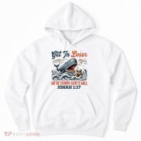 Christian Get In Loser We're Doing God's Will Bible Humor Hoodie thumb 0