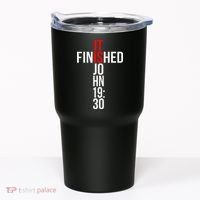 Christian Gift Idea It Is Finished Gospel Bible Verse Tumbler thumb 0
