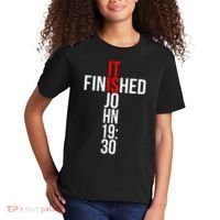 Christian Gift Idea It Is Finished Gospel Bible Verse Kids T-Shirt thumb 2
