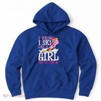 Cuet Gift I Ski Like A Girl Try To Keep Up Skier Funny Skiing Gift Hoodie thumb 0