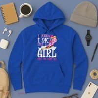 Cuet Gift I Ski Like A Girl Try To Keep Up Skier Funny Skiing Gift Hoodie thumb 3