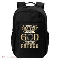 Christian Gift I Took A DNA Test and God Is My Father Backpack thumb 0