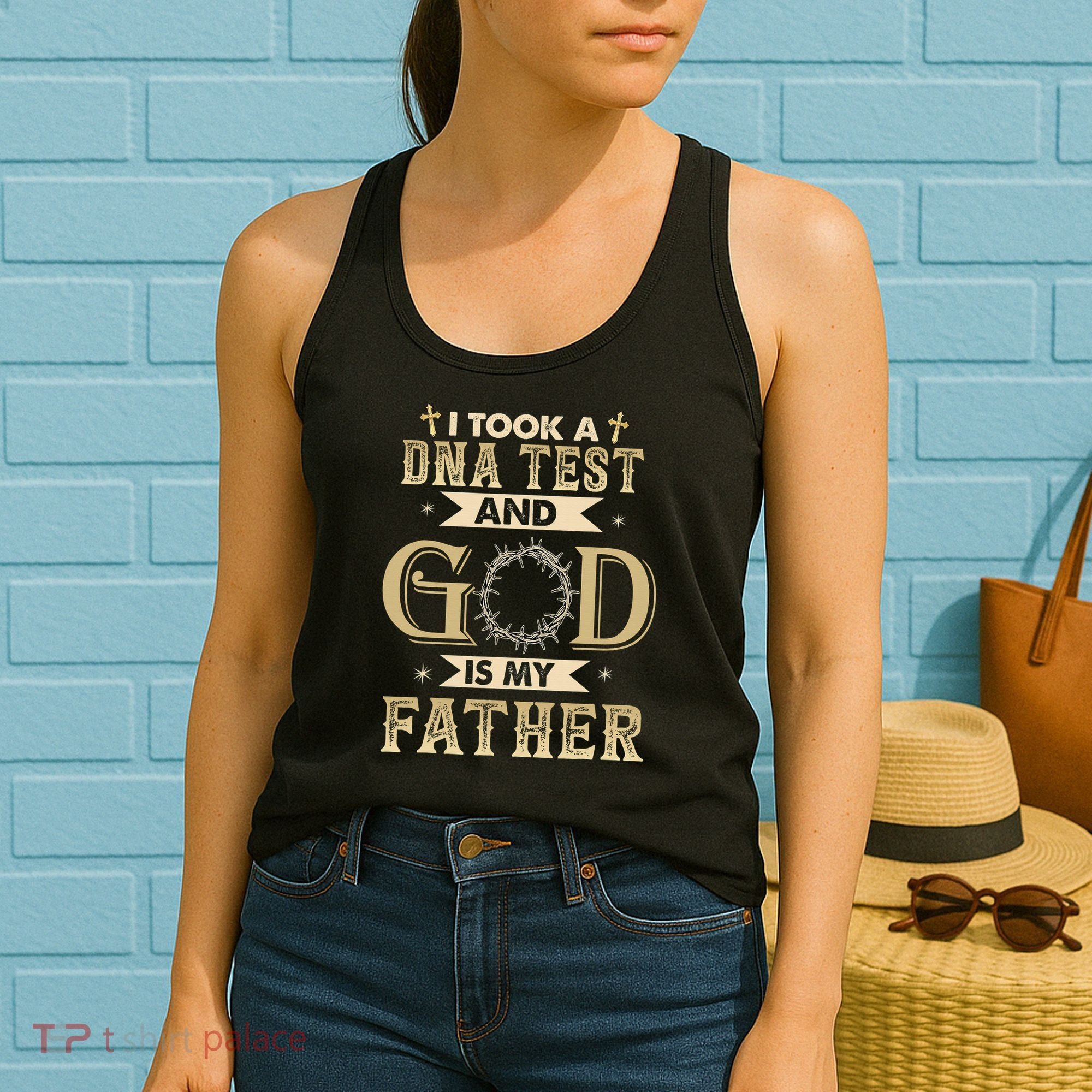 Christian Gift I Took A DNA Test and God Is My Father Women's Tank Top
