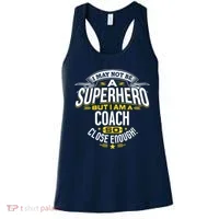 Coach Gift Idea Superhero Coach For Coaches Women's Tank Top thumb 0