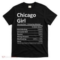 CHICAGO GIRL IL ILLINOIS Funny City Home Roots USA Gift T-Shirt thumb 0