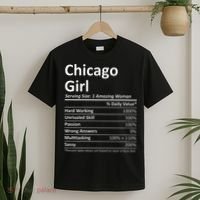 CHICAGO GIRL IL ILLINOIS Funny City Home Roots USA Gift T-Shirt thumb 2