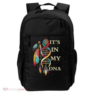  Cute Gift It's In My Dna Indigenous Native American Indian Day Backpack