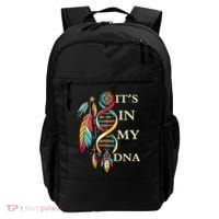  Cute Gift It's In My Dna Indigenous Native American Indian Day Backpack thumb 0