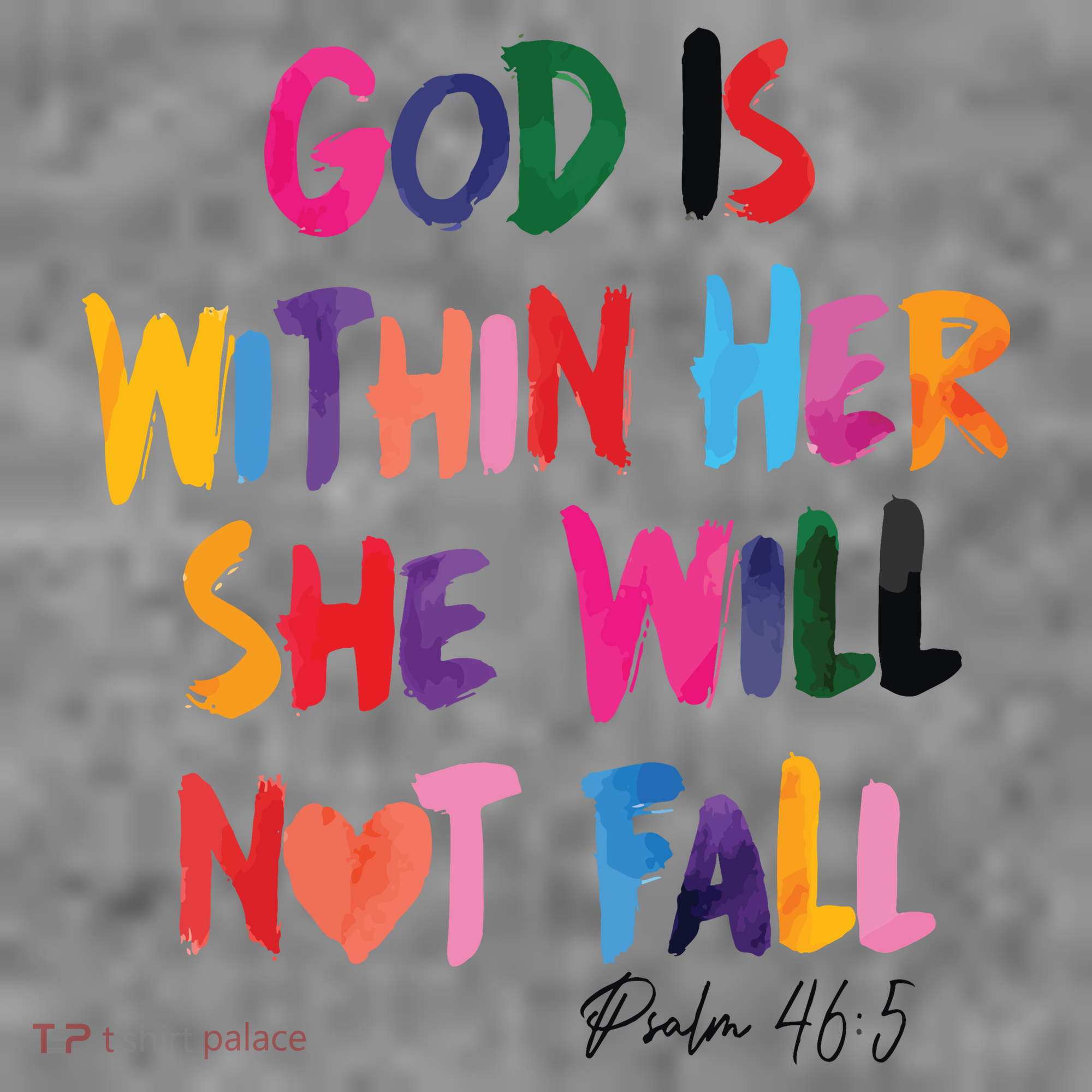 Christian God Is Within Her She Will Not Fall Christian Bible Toddler Hoodie