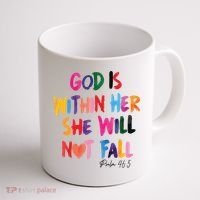 Christian God Is Within Her She Will Not Fall Christian Bible Coffee Mug thumb 1