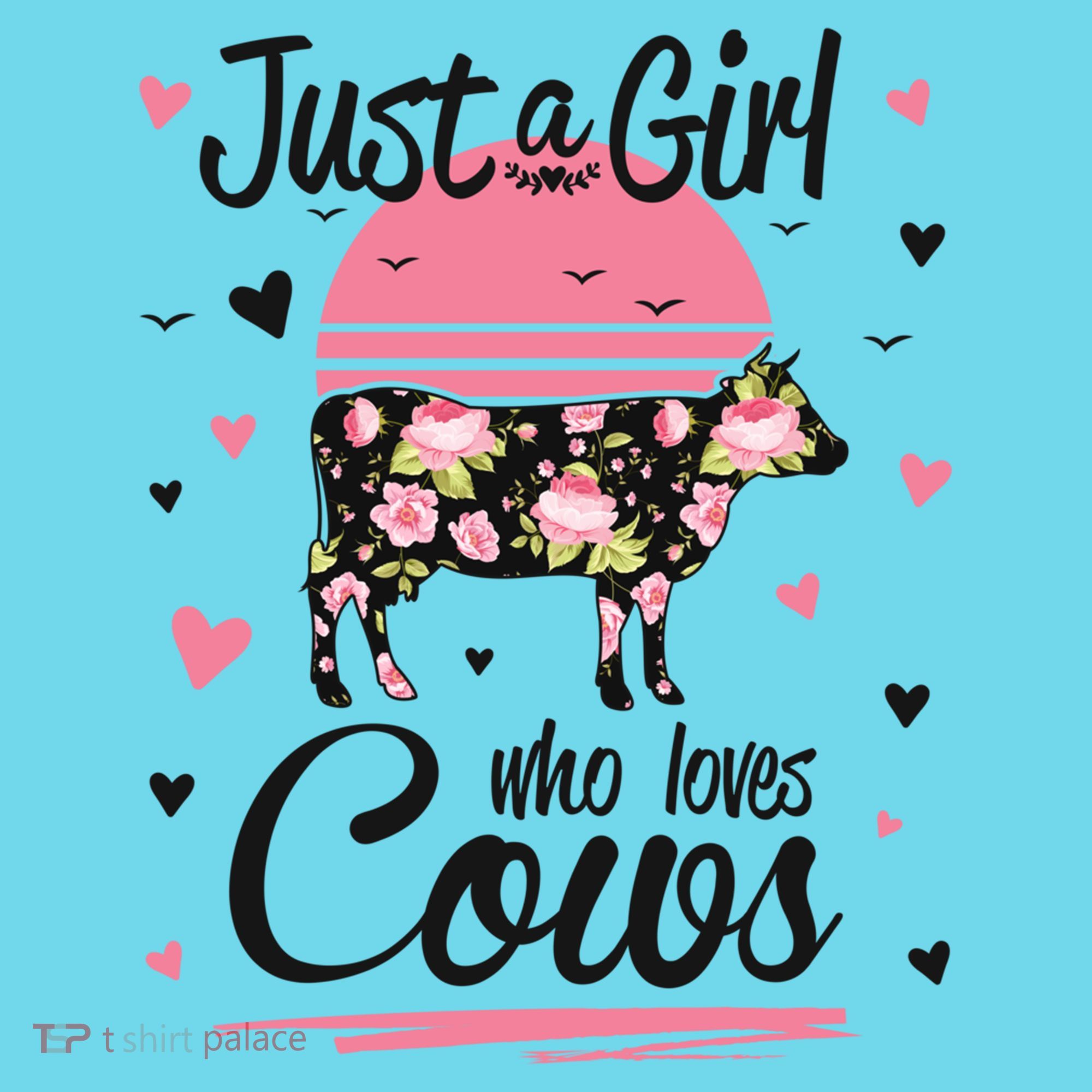 Cow Gift Just A Girl Who Loves Cows Cool Gift Long Sleeve Shirt