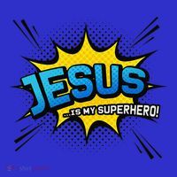 Christian Gift Jesus Is My Superhero Fun Comic Book Women's Tank Top thumb 5
