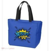 Christian Gift Jesus Is My Superhero Fun Comic Book Tote Bag thumb 3