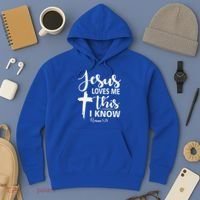 Christian Gift Jesus Love Me This I Know Hoodie thumb 3