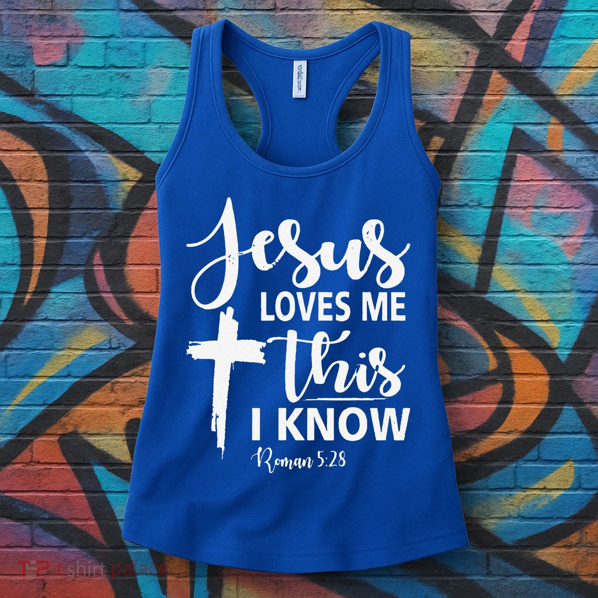 Christian Gift Jesus Love Me This I Know Women's Tank Top