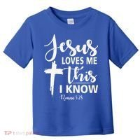 Christian Gift Jesus Love Me This I Know Toddler T-Shirt thumb 0