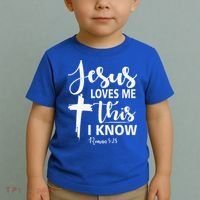 Christian Gift Jesus Love Me This I Know Toddler T-Shirt thumb 2