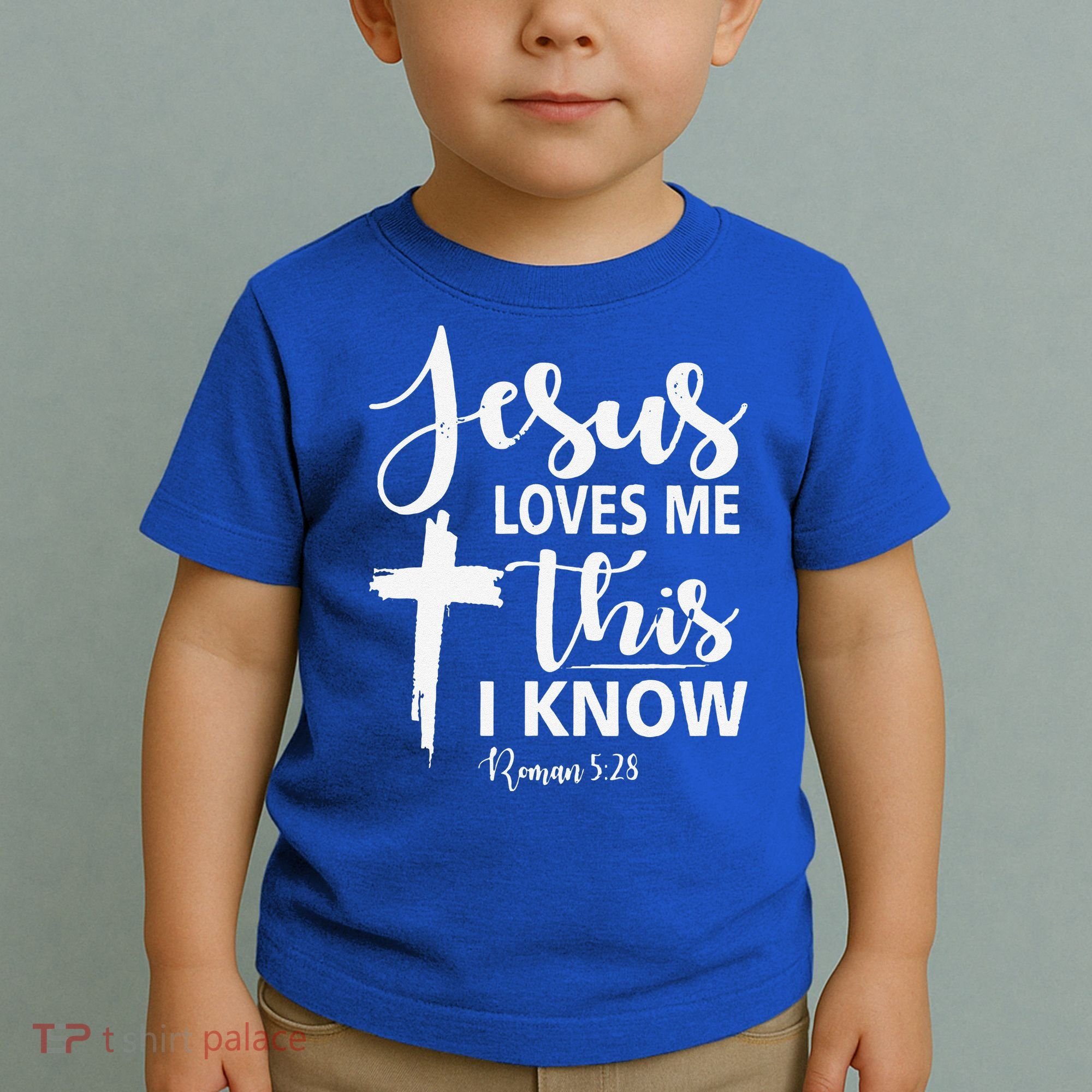 Christian Gift Jesus Love Me This I Know Toddler T-Shirt