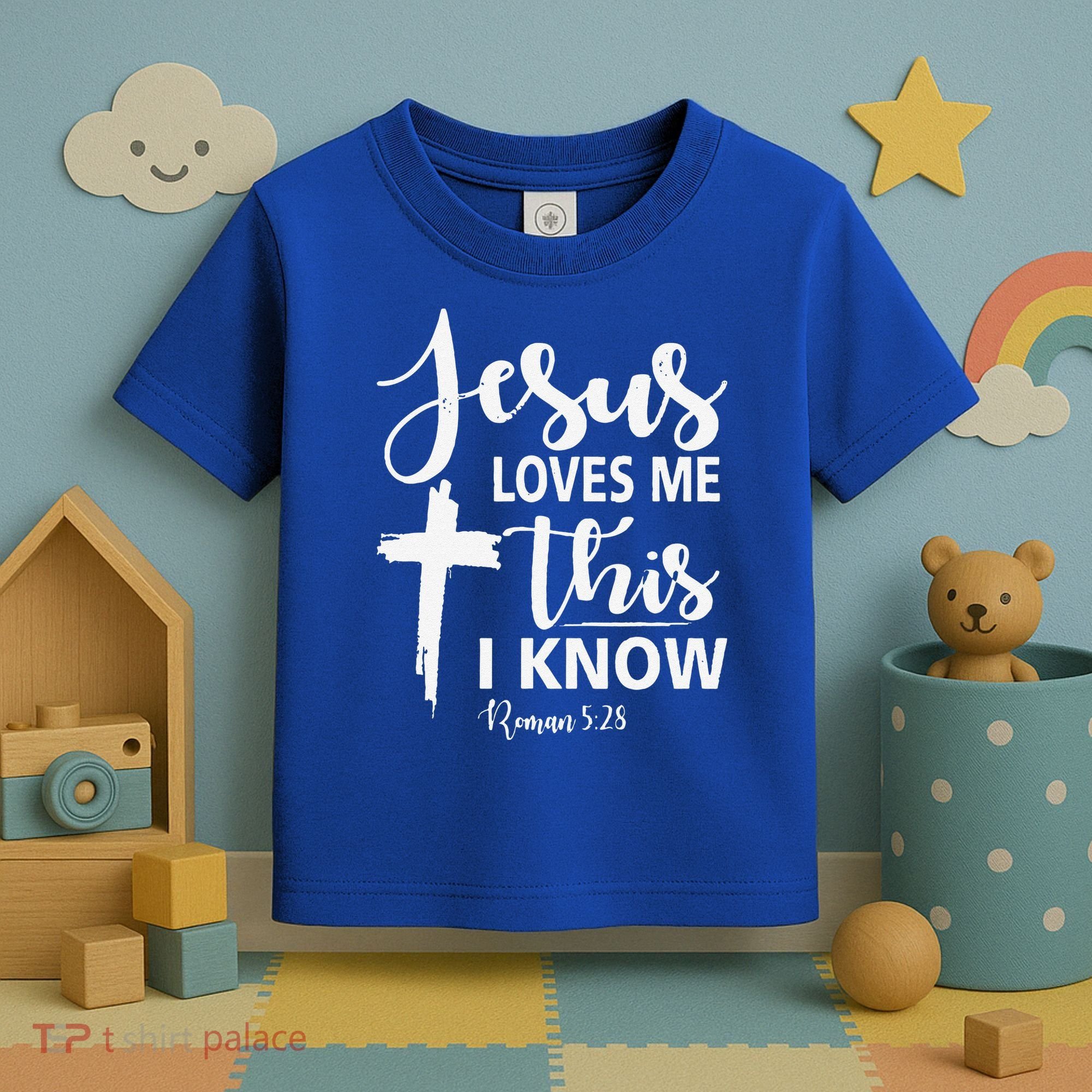 Christian Gift Jesus Love Me This I Know Toddler T-Shirt